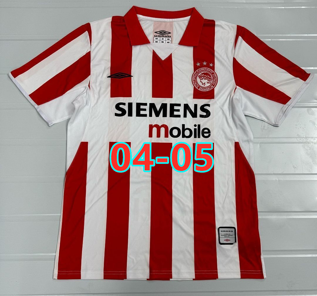 Maillot domicile Olympiacos 04-05 rétro