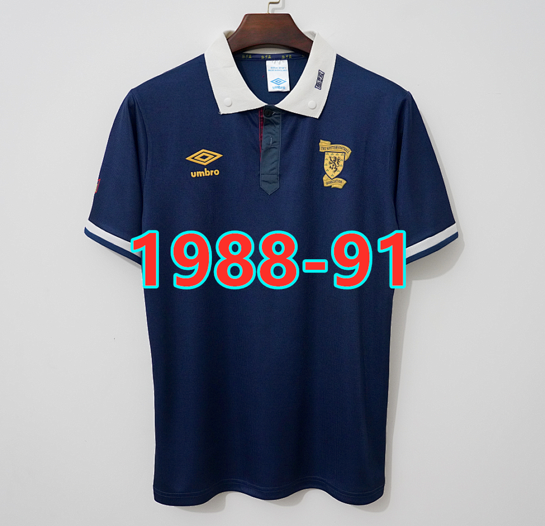Maillot domicile Écosse 1988-91 rétro