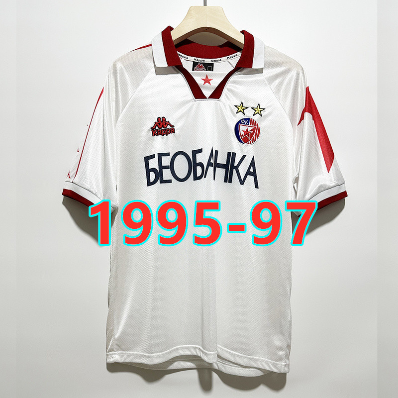 Maillot extérieur Red Star Belgrade 1995-97 rétro