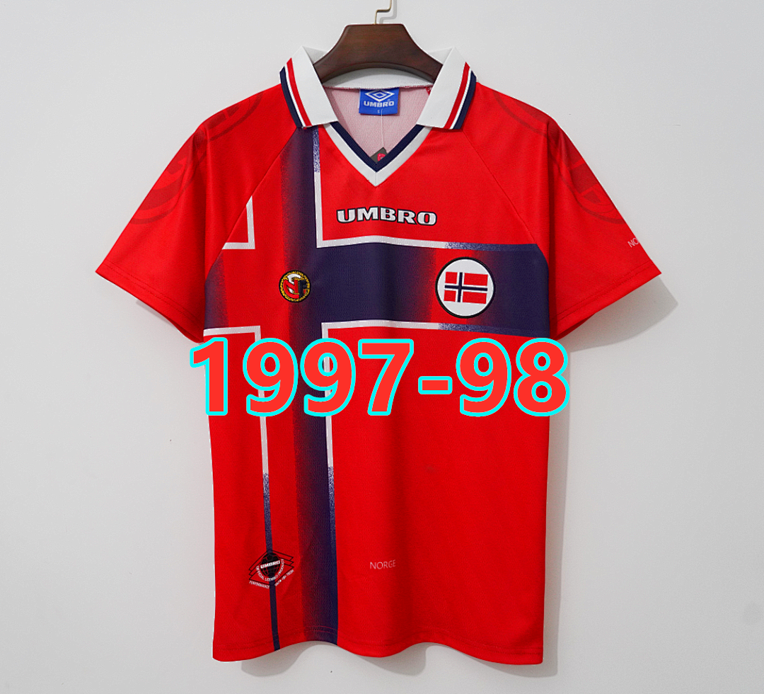 Maillot domicile Norvège 1997-98 rétro