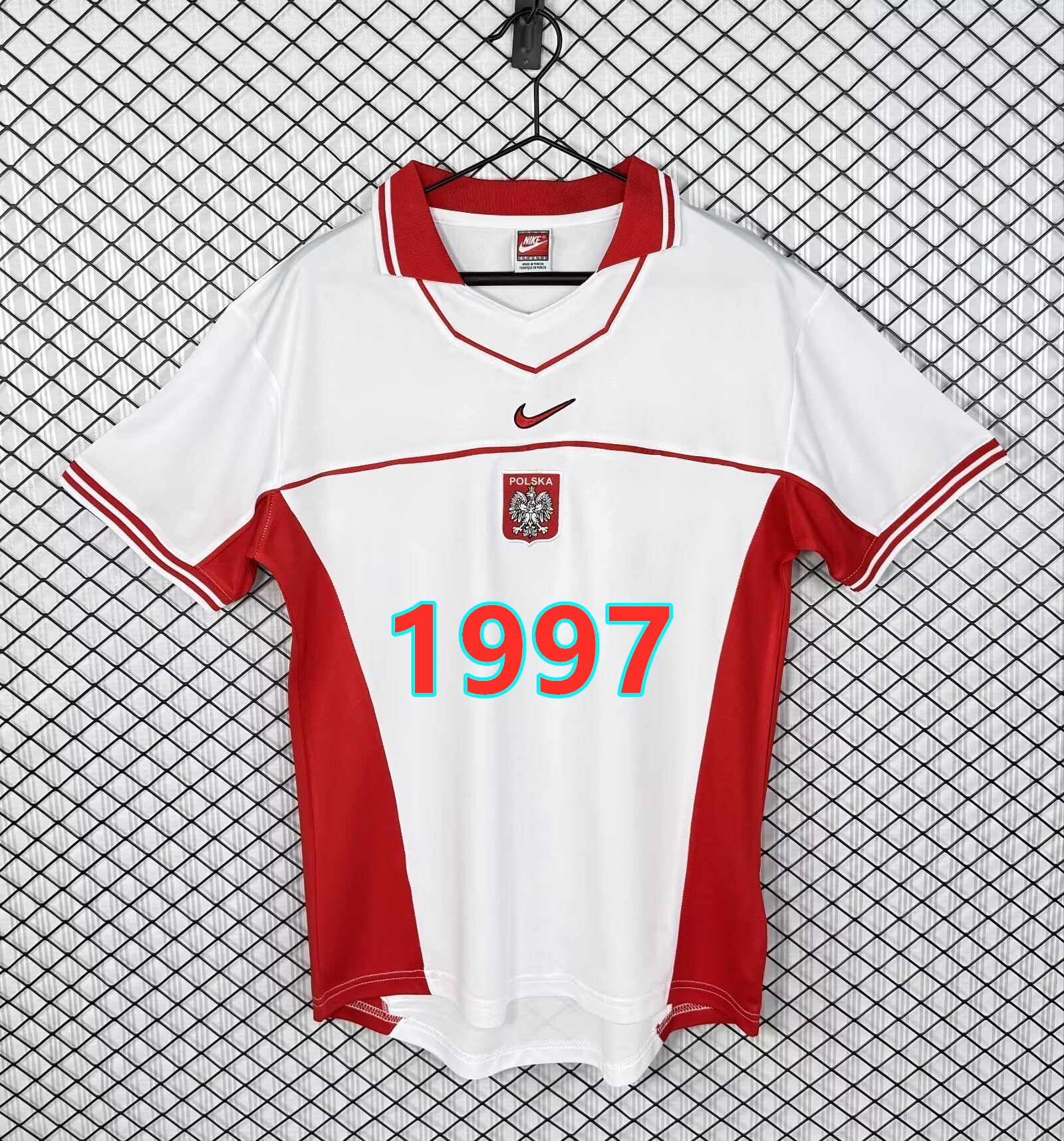 Maillot domicile Pologne 1997 rétro (version supporter)
