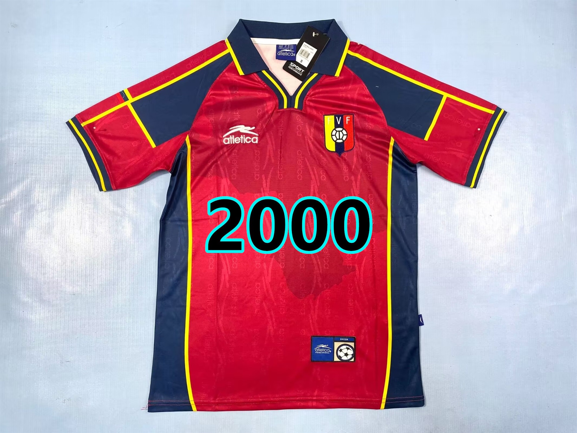 Maillot domicile Venezuela 2000 rétro (version supporter)