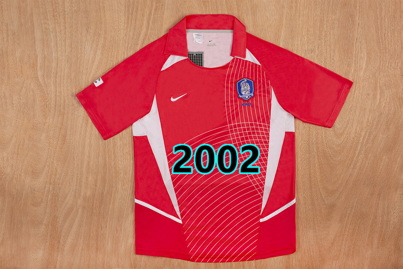 Maillot domicile Corée du Sud 2002 rétro