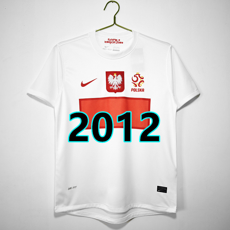 Maillot domicile Pologne 2012 rétro