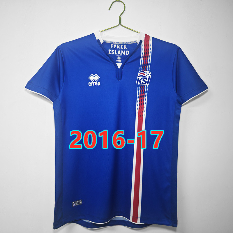 Maillot domicile Islande 2016-17 rétro