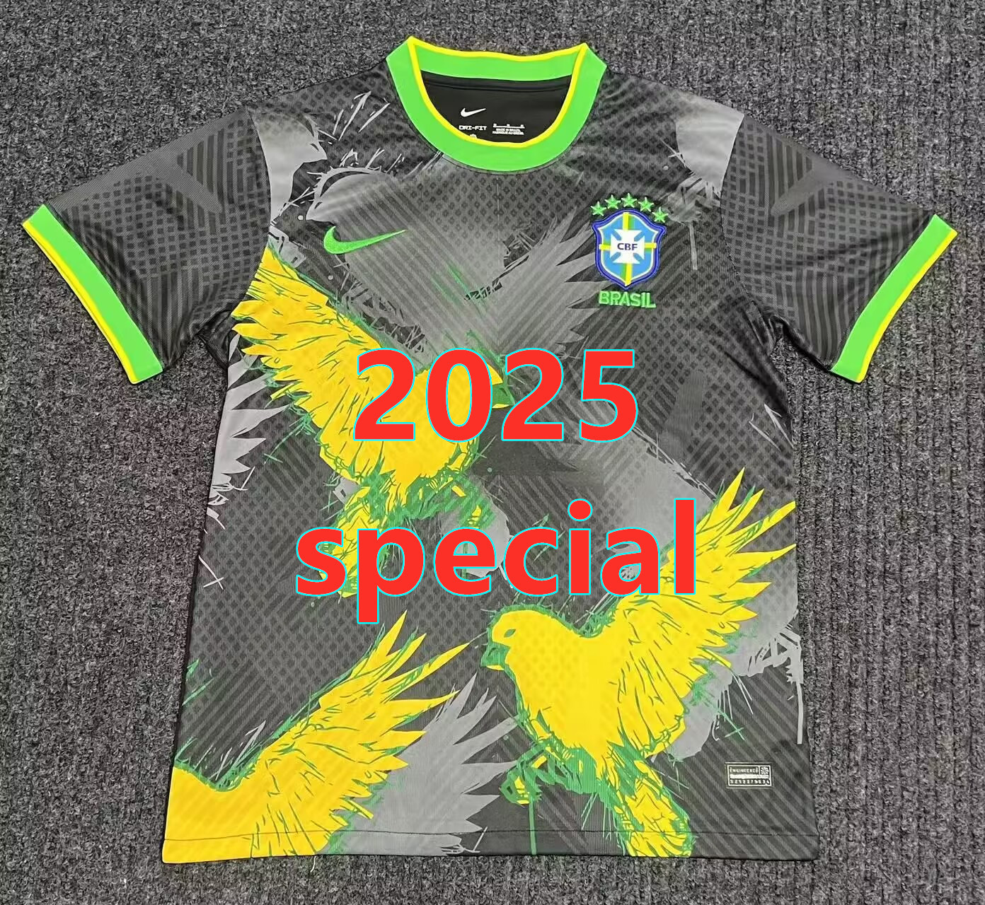 Maillot spécial Brésil 2025 (version supporter)