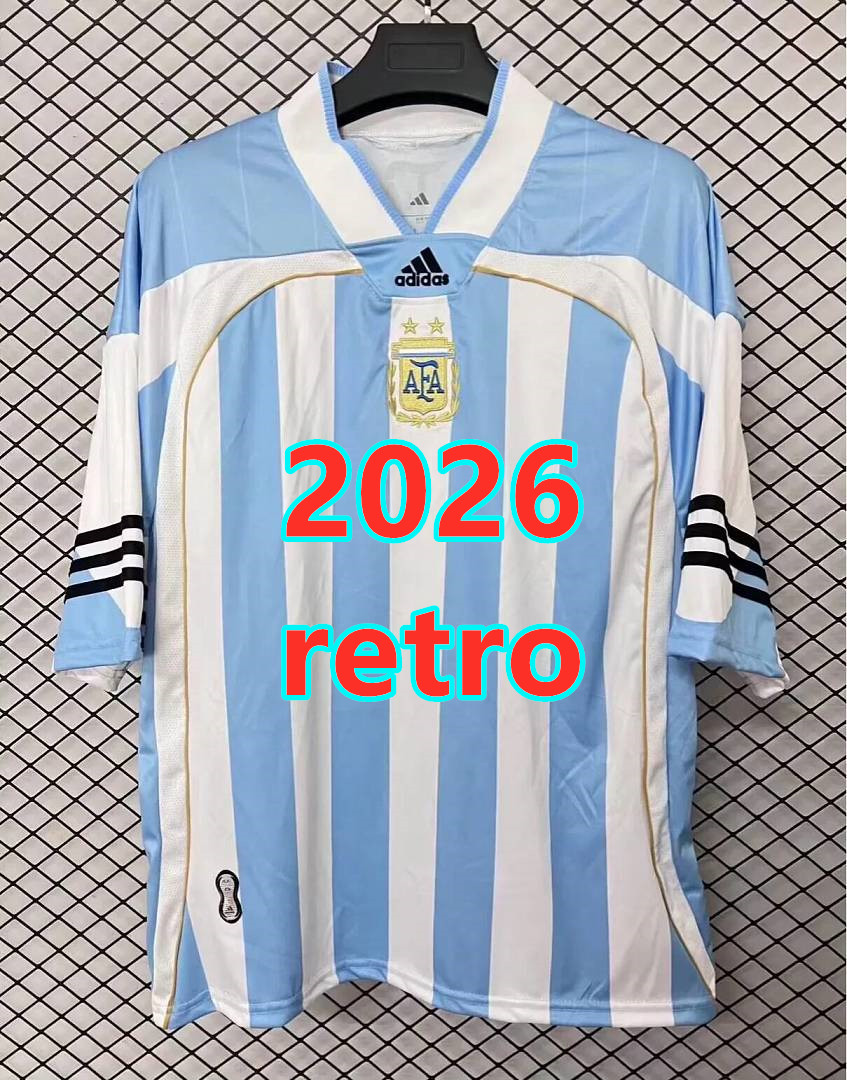 Maillot Argentine 2026 rétro (version supporter)
