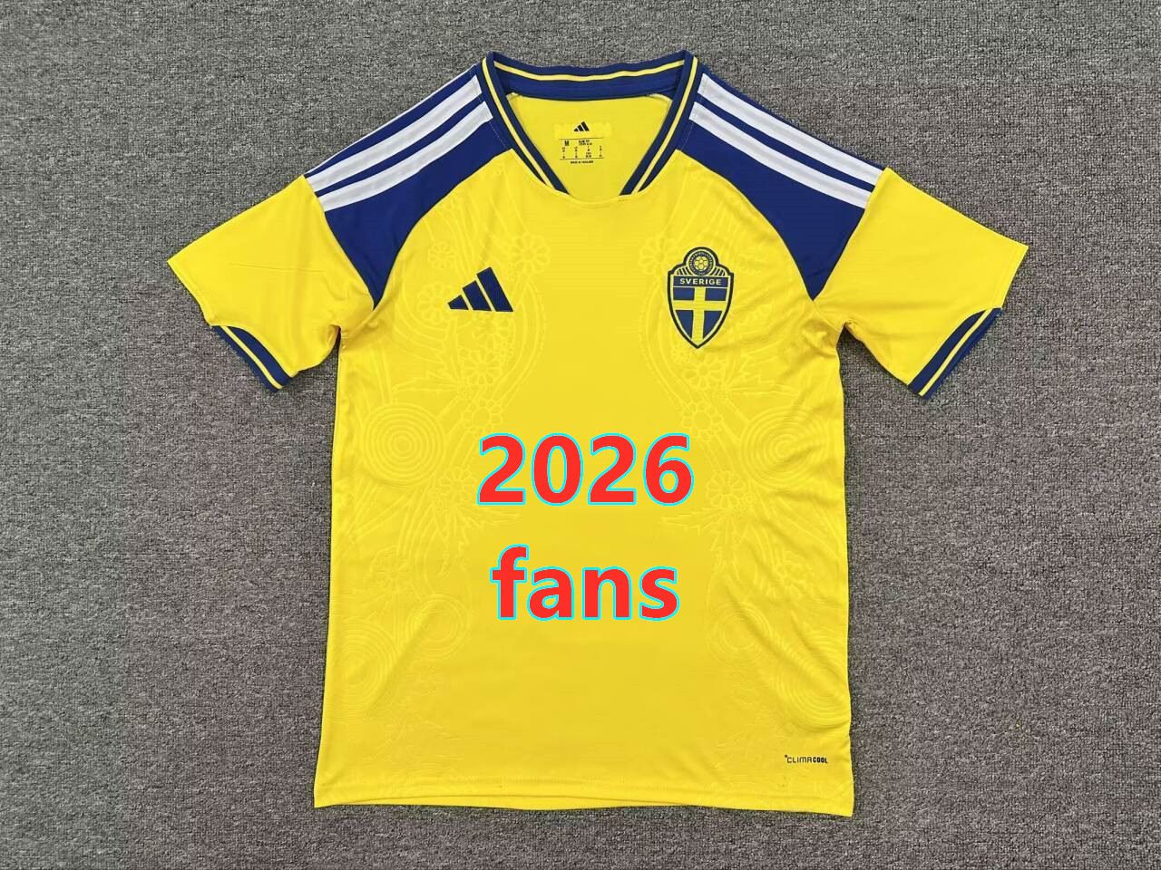 Maillot domicile Suède 2026 (version supporter)