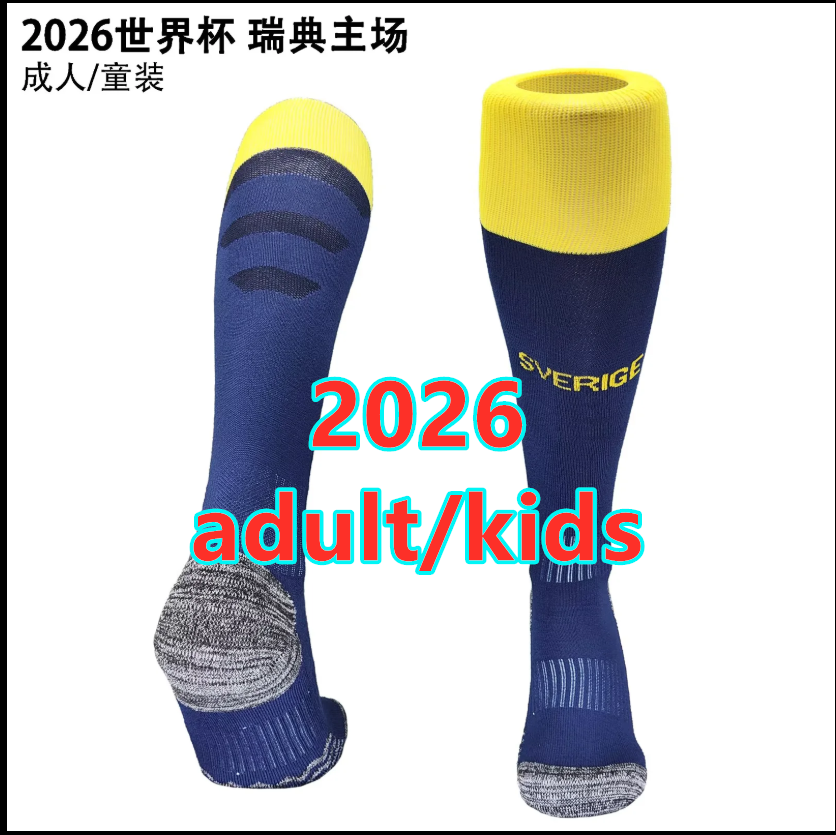 Chaussettes domicile Suède 2026