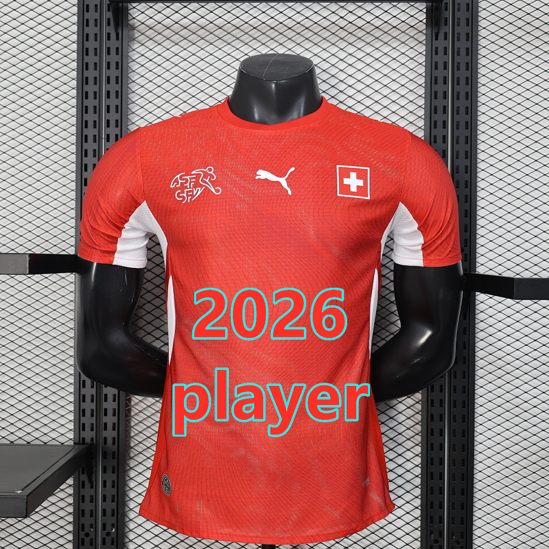 Maillot domicile Suisse 2026 (version joueur)