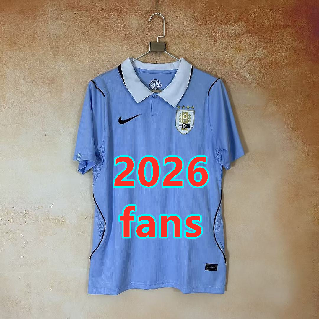 Maillot domicile Uruguay 2026 (version supporter)