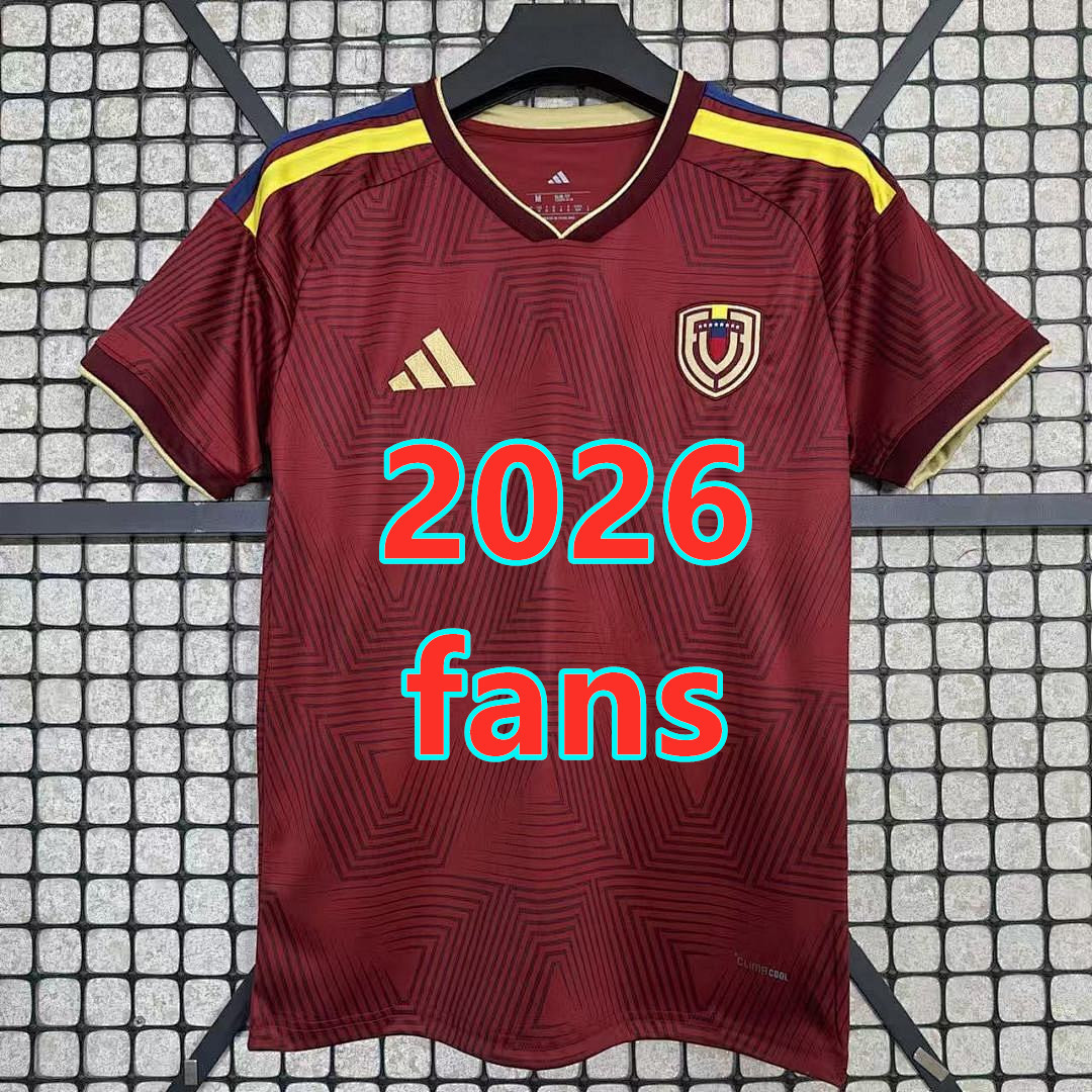 Maillot domicile Venezuela 2026 (version supporter)