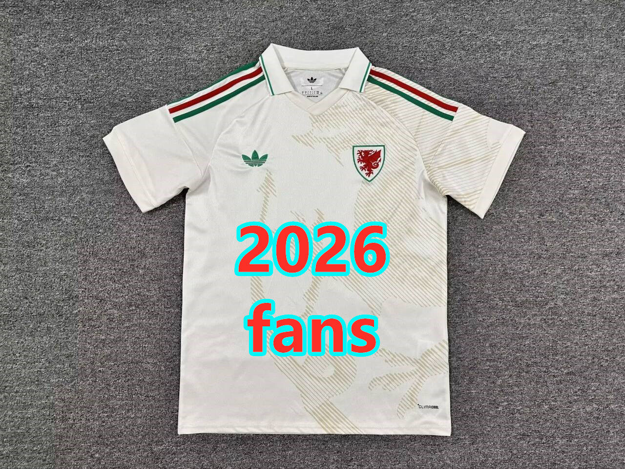 Maillot extérieur Pays de Galles 2026 (version supporter)