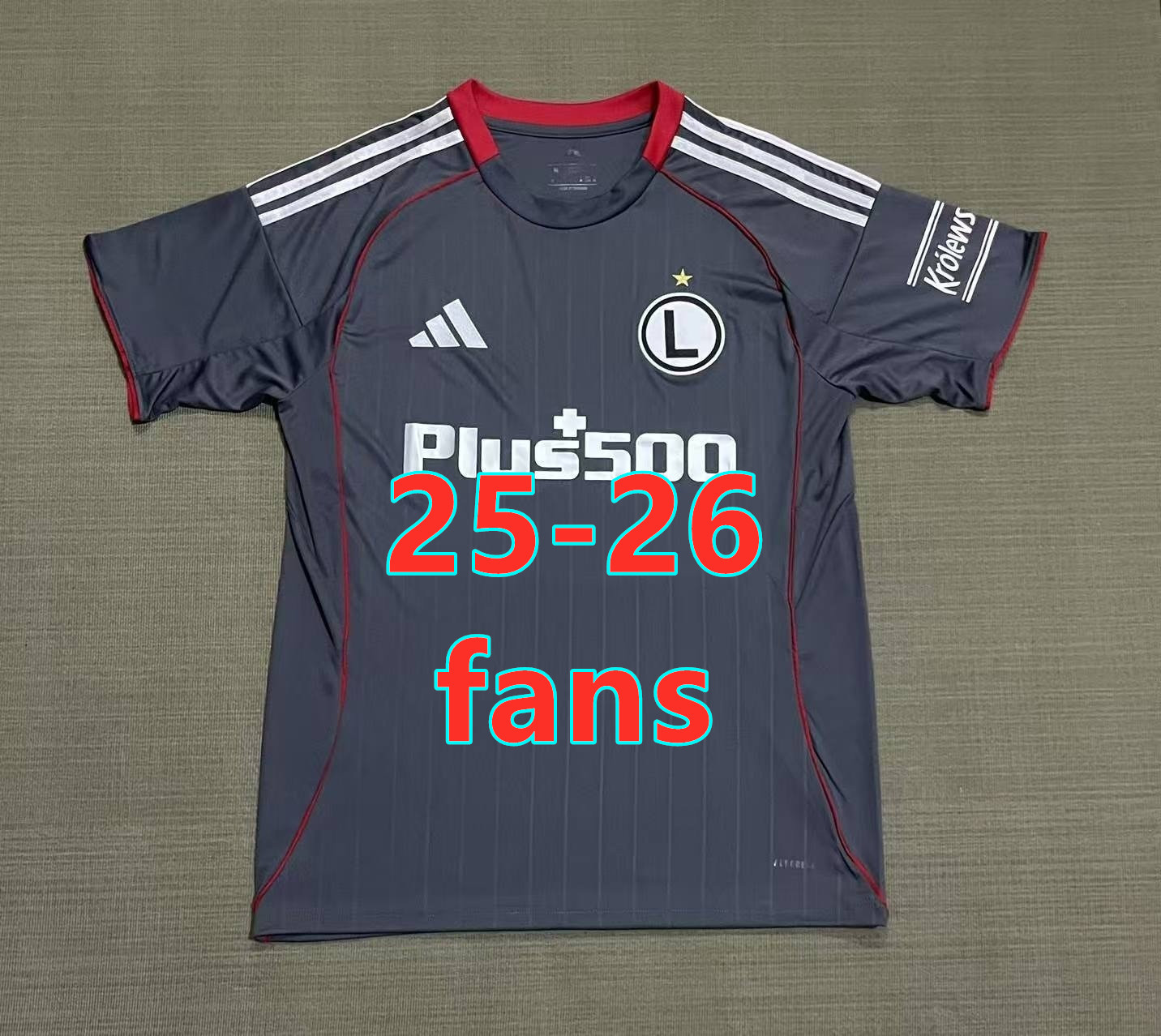 Maillot Legia Warszawa 25-26 4ᵉ anniversaire (version supporter)