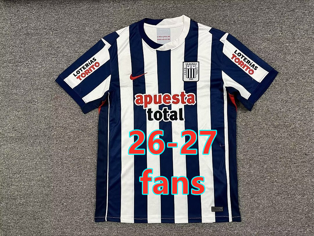 Maillot domicile Alianza Lima 26-27 (version supporter)