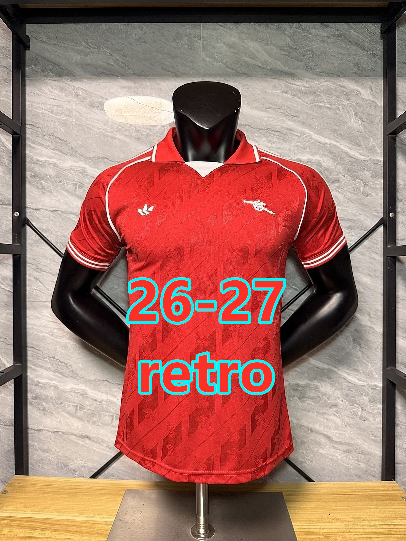 Maillot Arsenal 26-27 rétro (version joueur)
