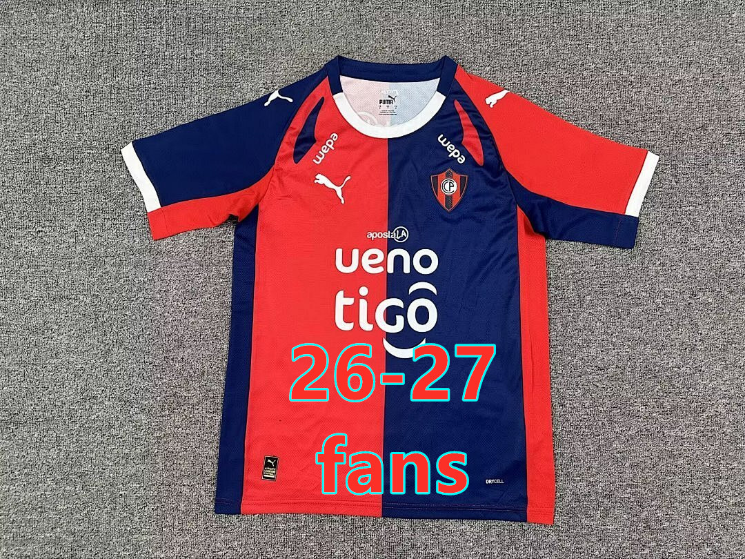 Maillot domicile Cerro Porteno 26-27 (version supporter)