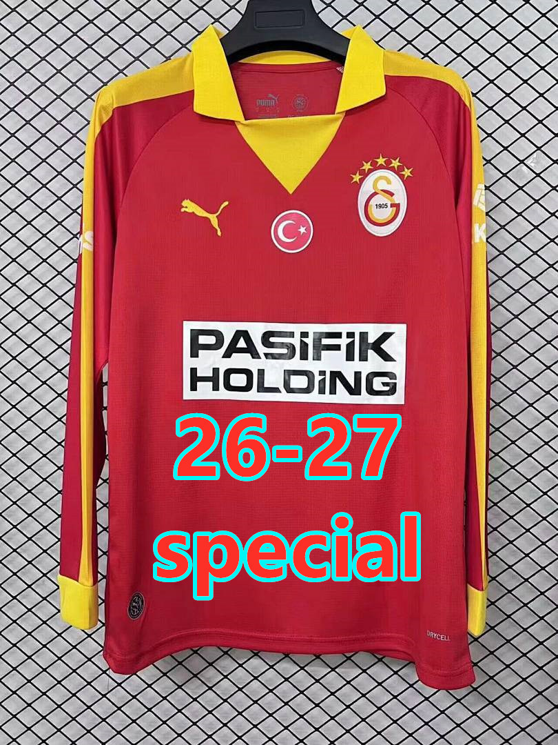 Maillot spécial Galatasaray 26-27 manches longues (version supporter)