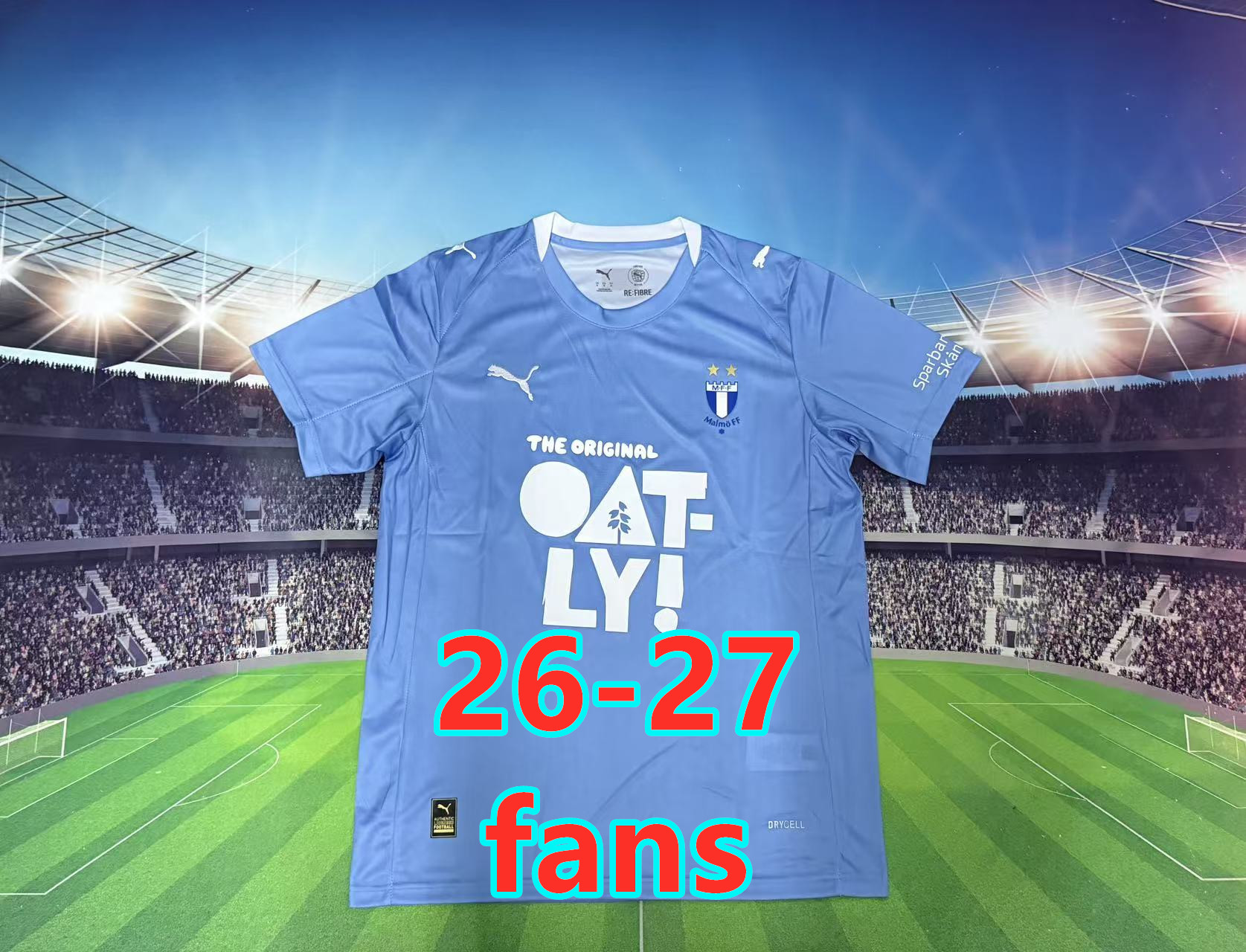 Maillot domicile Malmo 26-27 (version supporter)