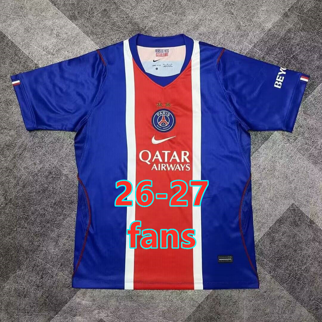 Maillot domicile Paris PSG 26-27 tailles 2 (version supporter)