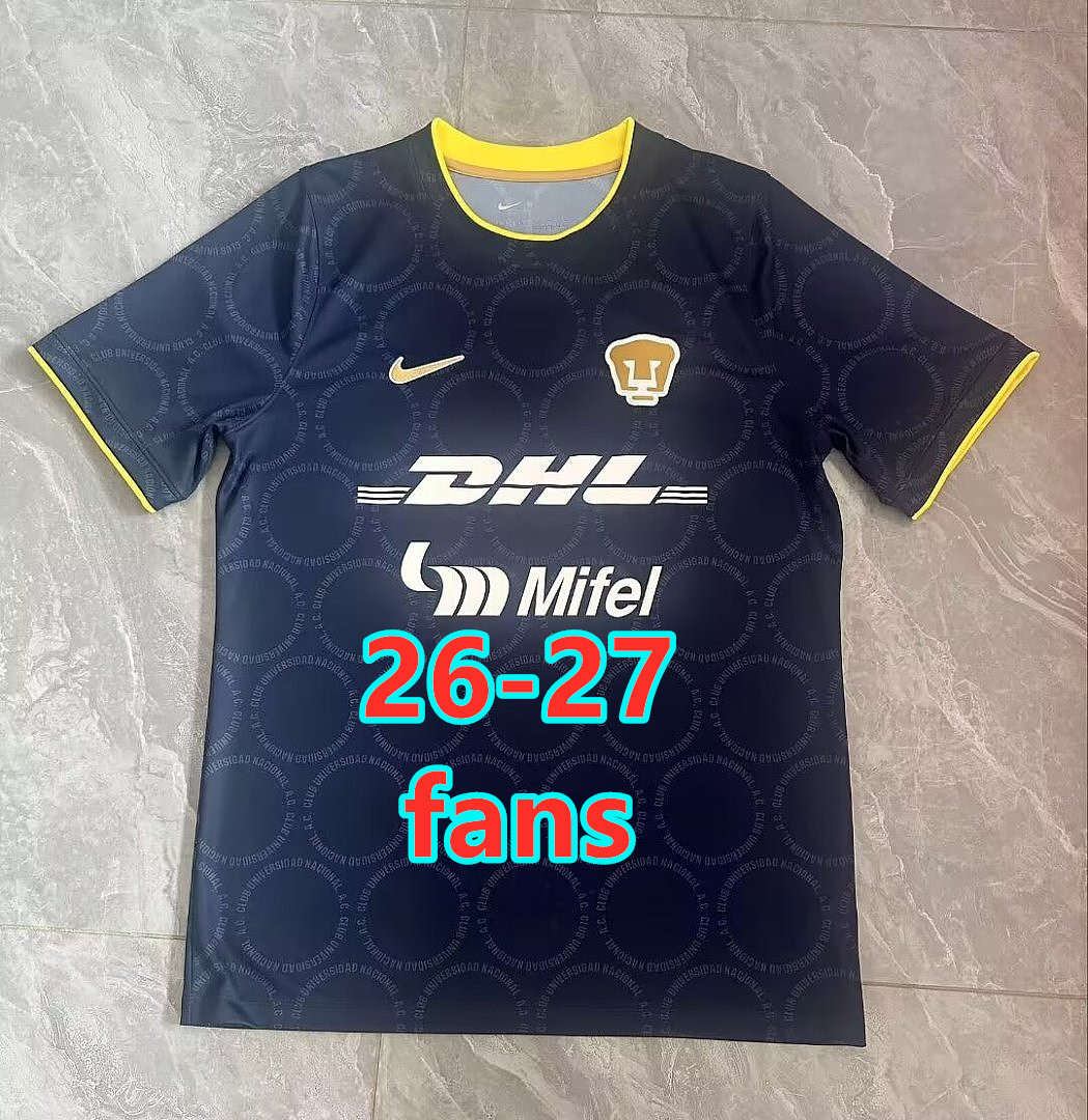 Maillot extérieur Pumas UNAM 26-27 (version supporter)