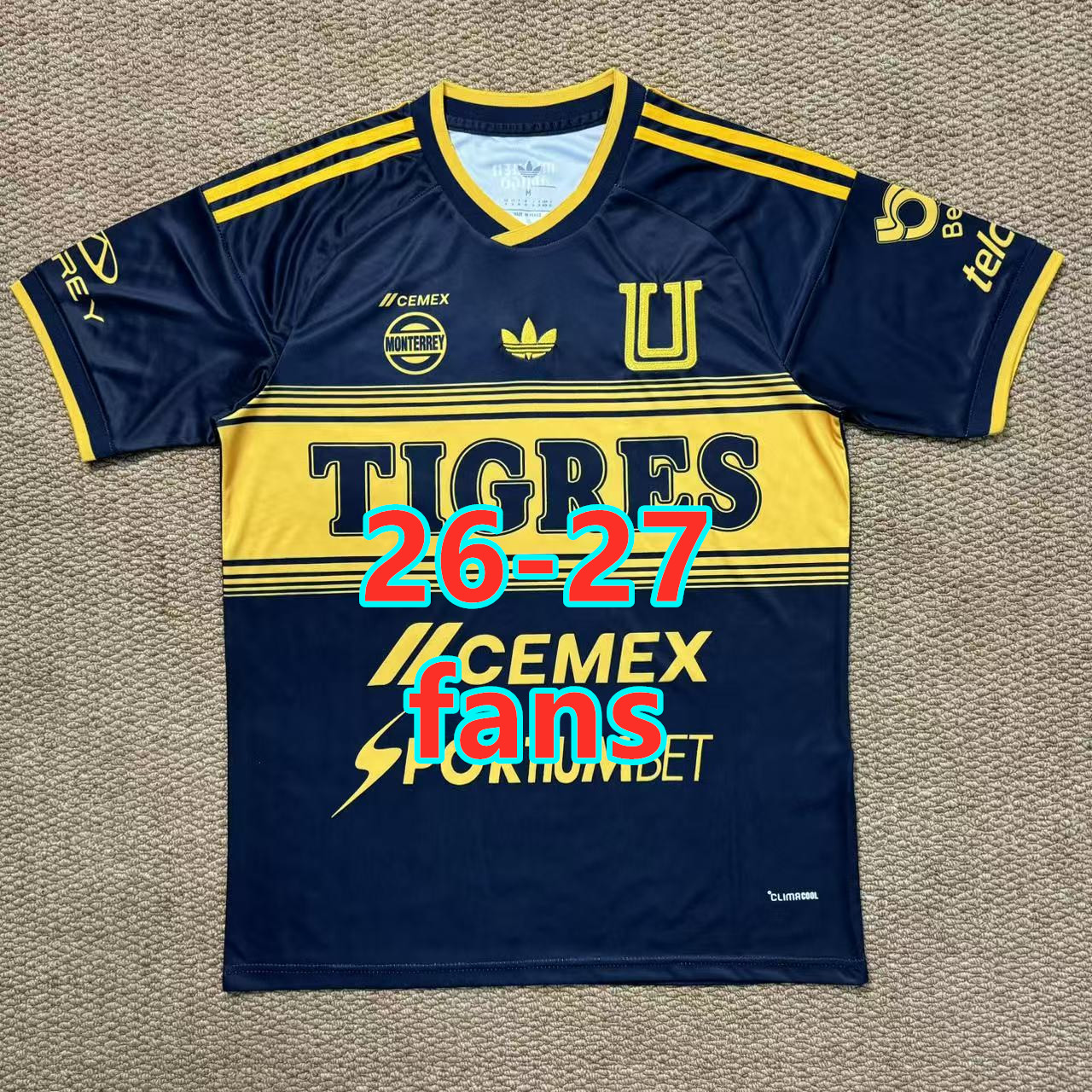 Maillot extérieur Tigres 26-27 (version supporter)