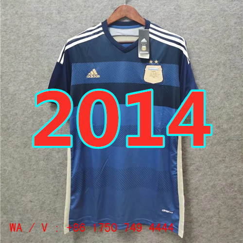 Maillot extérieur Argentine 2014 rétro qualité TopThai