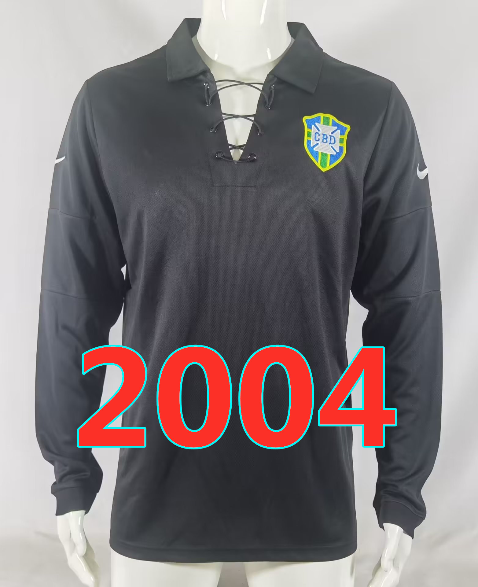 Maillot spécial Brésil 2004 rétro manches longues