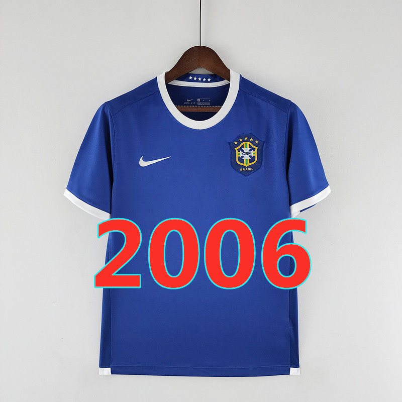 Maillot extérieur Brésil 2006 rétro qualité TopThai