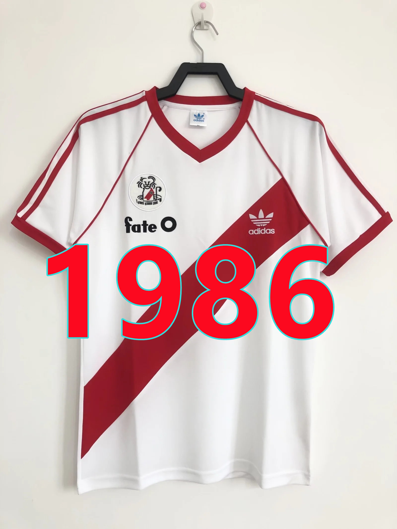 Maillot River Plate 1986 rétro