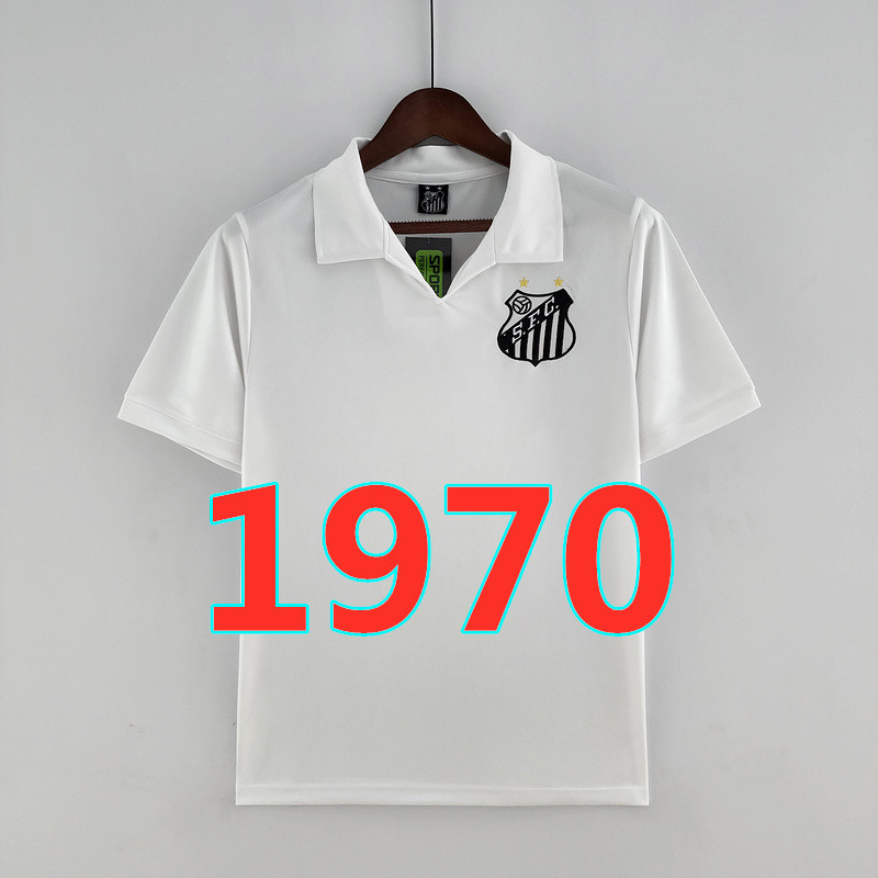 Maillot domicile Santos 1970 rétro